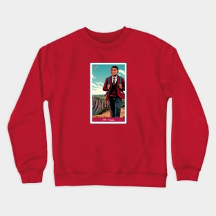 the fool - house of anubis tarot card Crewneck Sweatshirt